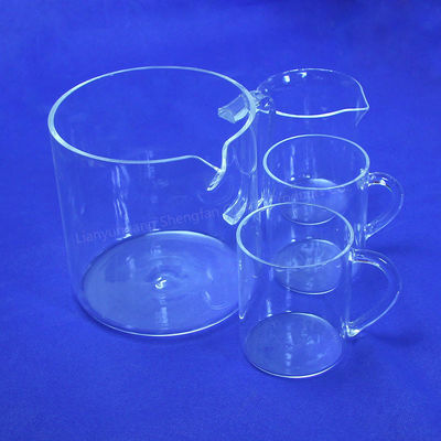 Fabrica de vasos de cristal de cuarzo y de cuarzo resistente a altas temperaturas resistente a la corrosión