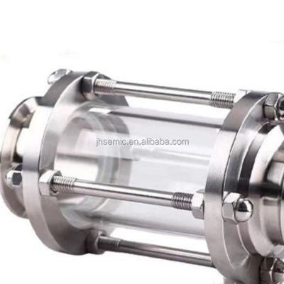 Venta directa de fábrica Tubos de vidrio de cuarzo de alta calidad resistentes al calor y a la corrosión Anillo de cristal de cuarzo para máquina de CVD.