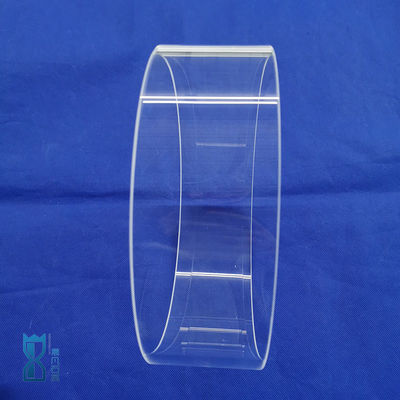 Venta directa de fábrica Tubos de vidrio de cuarzo de alta calidad resistentes al calor y a la corrosión Anillo de cristal de cuarzo para máquina de CVD.