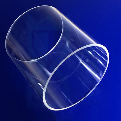 Venta directa de fábrica Tubos de vidrio de cuarzo de alta calidad resistentes al calor y a la corrosión Anillo de cristal de cuarzo para máquina de CVD.