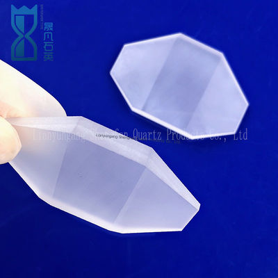 Piezas especiales de vidrio de cuarzo transparentes opacas resistentes a la corrosión y a altas temperaturas fabricadas en fábrica para soporte de muestras