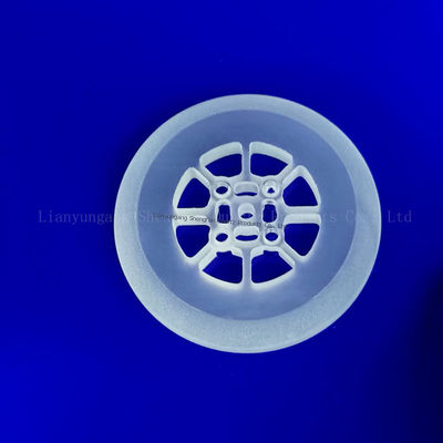 Piezas especiales de vidrio de cuarzo transparentes opacas resistentes a la corrosión y a altas temperaturas fabricadas en fábrica para soporte de muestras
