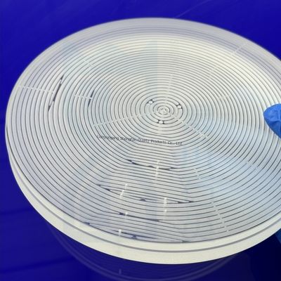 Alta pureza SIO2 99,99% Resistencia a altas temperaturas 1100°C Placa de vidrio de cuarzo