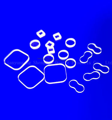 Placa de vidrio de cuarzo transparente con alta transmisión de la luz, resistencia a altas temperaturas y resistencia a la corrosión para aplicaciones técnicas