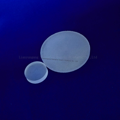 Quarzo resistente a la corrosión resistente a altas temperaturas Placas congeladas de cuarzo fundido para soporte de muestras