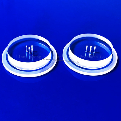 Placas escalonadas de cuarzo JGS2 de alta precisión y alta pureza personalizadas por CNC para ventana UV