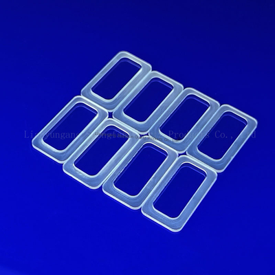 Placas escalonadas de cuarzo JGS2 de alta precisión y alta pureza personalizadas por CNC para ventana UV