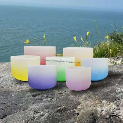 Cuenco de Cristal Sonido Curación Yoga Meditación Cuenco de Cantar Adición perfecta a la práctica