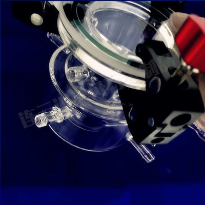 Reactor de vidrio de cuarzo de alta transparencia de 50 a 1000 ml con temperatura de trabajo de 1100 °C