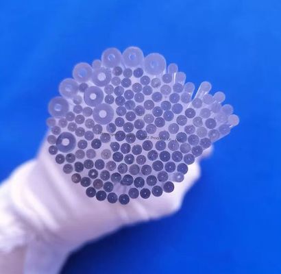 Resistente a la corrosión a altas temperaturas SiO2 de alta pureza φ1mm-φ5mm Capilar de vidrio de cuarzo