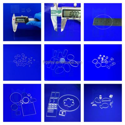High Temperature Resistant and High Transparency Quartz Glass Plate with Customizable Size for Semiconductor and Optical Applications