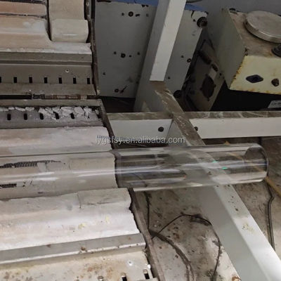 Tubo y manga de vidrio de cuarzo de alta transmisión resistente a altas temperaturas a medida