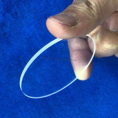 Placa de vidrio de cuarzo de alta transparencia del 92% resistente a altas temperaturas para aplicaciones de lámparas UV