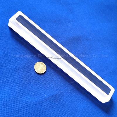 Placa de vidrio de cuarzo de alta transparencia 92% de transmisión de luz con temperatura de trabajo de 1100 °C y pureza de 99,99% de SiO2