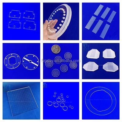 High Temperature and Corrosion Resistant Quartz Step Plate Can Be Customized for Experimental