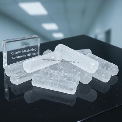 Tubo de vidrio de cuarzo resistente a altas temperaturas de 3 mm de diámetro exterior con alta transmitancia de luz, certificado ISO9001