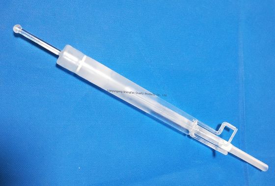 Tubos de vidrio de cuarzo de silicio fundido con temperatura de trabajo de 1100 °C, pureza de 99,99% SiO2 y alta transmisión de luz