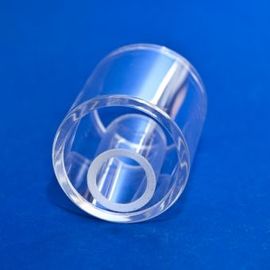 Tubería capilar fuerte anti-incrustante de la silicona fundida de la alta densidad de la estabilidad del tubo de cristal de cuarzo