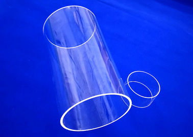 Tubo capilar de cristal resistente químico, tubo de cristal modificado para requisitos particulares ácido anti de cuarzo de la forma de los tubos de ensayo de la parte inferior plana