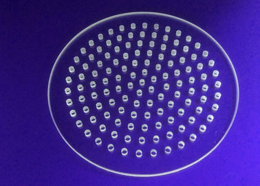 Corte transparente de placas de vidrio de cuarzo de alta transmitancia para la perforación con láser de luz UV