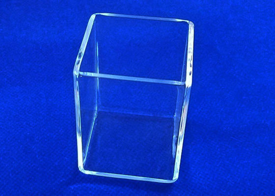Urna de cristal transparente del cuarzo, corrosión anti del hardware técnico de los productos de cristal