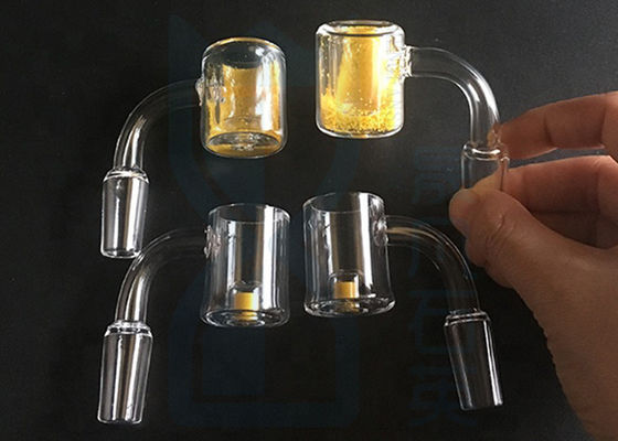 el Banger común del cuarzo de 14m m con Terp gotea el casquillo del carburador para el lenguado Rig Glass Smoking Pipe