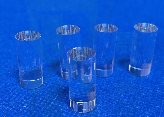 Guía de luz óptica de alta precisión de varilla de cuarzo de vidrio fundido transparente personalizada