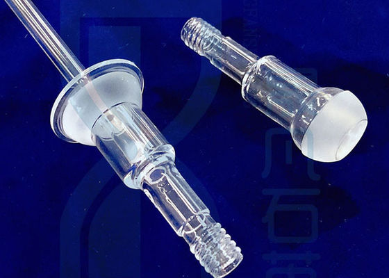 Tubo de cristal de cuarzo de OD300mm SIO2 para el reborde del horno de tubo