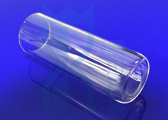 Un extremo cerró la manga de cristal de cuarzo fundido para la lámpara ultravioleta