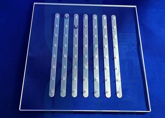 Clear 2.2g/Cm3 Density Sio2 Quartz Glass Plate