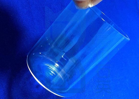 99,99% crisol transparente del cuarzo fundido del laboratorio Sio2