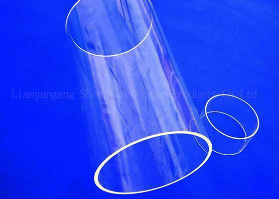 Tubo claro de la silicona fundida 2.2g/Cm3 del diámetro grande