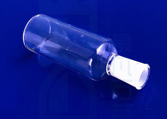 Botella reactiva del frasco cónico del vidrio de cuarzo del laboratorio del SGS modificada para requisitos particulares con el tapón de rosca