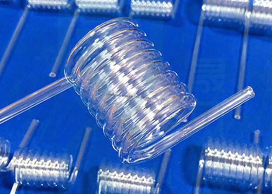 Tubo de vidrio de cuarzo transparente de 300 mm OD para luz UVC con alta resistencia a la temperatura