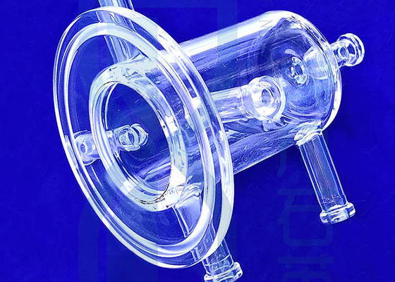 Cuarzo modificado para requisitos particulares Labware del vidrio 2.2g/Cm3 de Morse 6,5 para la industria química