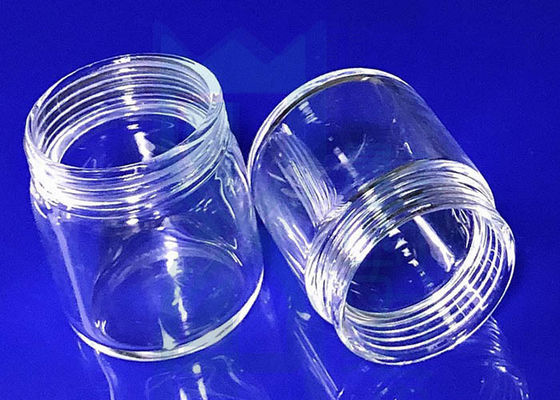 Customized Laboratory Reagent Bottle Transparent With Screw 1750℃ Melt Point