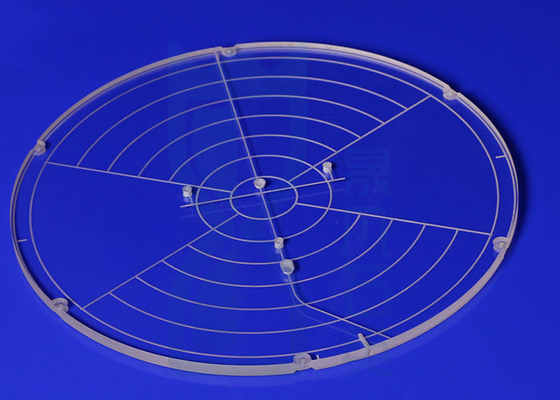 Corte transparente de placas de vidrio de cuarzo de alta transmitancia para la perforación con láser de luz UV