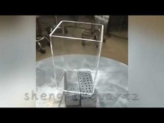 Crisol de vidrio de cuarzo sílice de alta temperatura para calentamiento o productos químicos