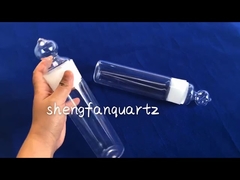 Reactor resistente del plato de la cultura del tanque 1100℃ de la limpieza del vidrio de cuarzo del ácido y del álcali