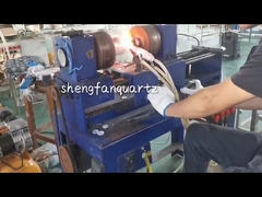 Tubo de cuarzo fundido transparente de procesamiento posterior de alta pureza con ranuras