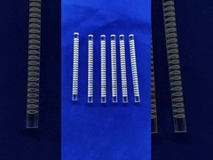 Fabrica personalizada resistente a la corrosión de cuarzo con ranuras de barra de cuarzo boa