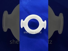 Instrumento de cuarzo opaco y glaseado a alta temperatura y resistente a la corrosión