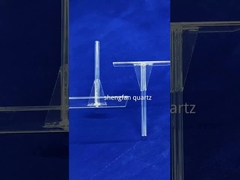 Tripode de cristal de cuarzo de laboratorio resistente a altas temperaturas y corrosión