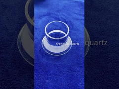 Fabrica de laboratorio personalizado alta temperatura resistente a la bola de cuarzo cabeza de tazón