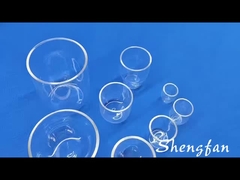 Crisol de sílice fundida Placa de cuarzo premium para diversas aplicaciones