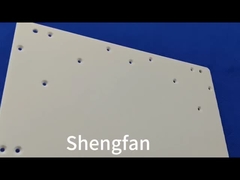 Reborde de la tubería del cuarzo del horno con la pureza elevada transparente de las juntas grandes