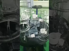 Reactor de vidrio de cuarzo