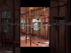 Ver Vidrio de Disco de Cuarzo Transparente para Visor, Resistencia a Altas Temperaturas, Demostración