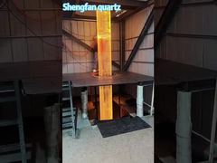 Tubo de vidrio de cuarzo grande de alta calidad