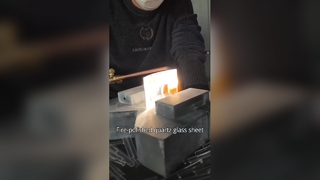 Hojas personalizadas resistentes a altas temperaturas de vidrio de cuarzo